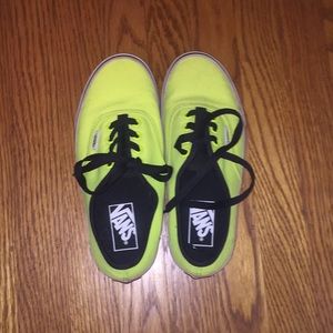 Vans neon color